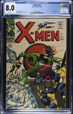 X-Men #21 CGC 8.0 White Pages Marvel 1966 picture