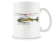 Bell 407GXP Helicopter Ceramic Coffee Mug - 15oz. picture