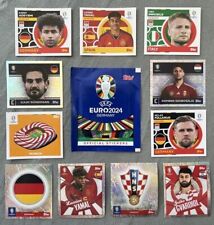 Topps Euro 2024 Germany 5 / 10 / 20 / 50 / 100/200 stickers choose alphabetically picture
