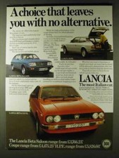 1979 Lancia Ad - H.P.E., Beta Saloon & Beta Coupe picture