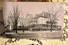 Vintage Divided Back Unposted Lithograph Postcard Michigan Masonic Home MI picture