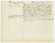 1895–1898 Lycoming PA Court Docket Entries Threats Larceny Cases Smiley Gulshaw picture