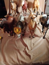 Breyer Horse Lot Traditionals And Yellow Mount From The 1970's 7 Pieces picture