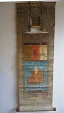 Authentic, Original Hanging Scroll of a Kakejikm Buddha - Hand painted on a f... picture