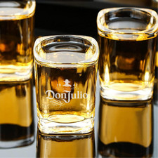 Custom Engraved Don Julio 1942 Tequila Shot Glass – 2.2 oz Capacity NEW picture