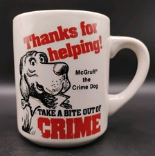 Vtg 80s McGruff the Crime Dog 