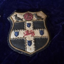 Christ Church Oxford embroidered crest patch vintage 3.5x3.5” vintage picture