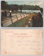 Prospect Point Waterfall New Jersey Postcard Rotograph Co. 1900s Posted picture
