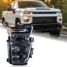Headlight Fits 2020-2023 Chevy Silverado 2500HD 3500HD Custom/Lt/Work Truck picture
