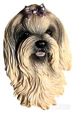 Vintage Maltese Longhaired 3D Realistic Magnet Sculpture Dog Pet picture