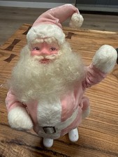 vintage MCM harold gale pink santa picture