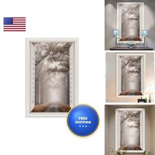 Renditions Gallery Open Window View Of Misty Road Canvas Wall Art 32x48 picture