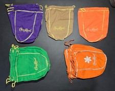 26 Crown Royal Bags 2nd Photo Shows Qty of Each Color picture