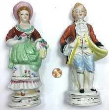 Occupied Japan Colonian Porcelain Figurines 7.25