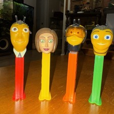 Vintage 2007 DreamWorks Bee Movie PEZ Dispenser Complete Set of 4 Barry Adam picture