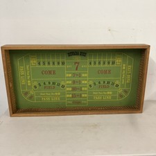 Crestline Nevada Dice Craps Table Top Game - HardWood picture