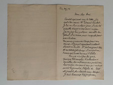 LOUIS LEON HATCHET - COMMANDER ECOLE POLYTECHNIQUE - WRITTEN LETTER 1904 (120) picture