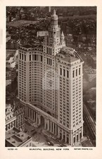 Municipal Building NYC New York RPPC Photo Postcard COPY picture
