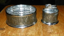 Vintage Coca Cola Table Lighter and Ash Tray Symbol Of Friendship IDEALINE picture