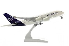 Joyllndam Lufthansa Airbus A380 Aircraft Model 1:242 Scale 11.5” New in Box picture