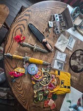 junk drawer lot vintage collectibles from estate picture