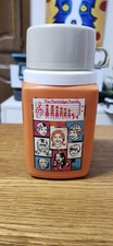 Vintage 1973 The Partridge Family Plastic Thermos Plastic Orange picture