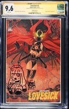 Lovesick #3 Spawn Variant Signed and Sketched by Luana Vecchio CGC HTF picture