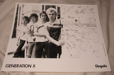 GENERATION X Press Photo Chrysalis 8x10 Billy Idol Punk Rock 1977 Vintage picture