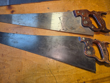 Vistage Disston D42 Victory Hand Saw & Very Old Disston Crosscut Saw picture