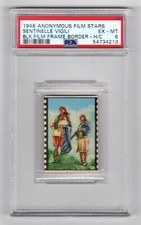 PSA 6 APACHE INDIANS in FORT APACHE 1948 Anonymous Card (2nd Highest Graded) picture