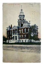 York County Court House ~ York Nebraska NE ~ Antique 1900s Postcard picture