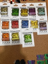 DISNEY IT'S A PIXAR PARTY CELEBRATION *COMPLETE SET OF 13 PINS***REDUCED** picture