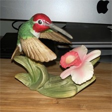 Anna’s Hummingbird with Orchid by Bronson Collectibles Hand-Painted Collectible picture
