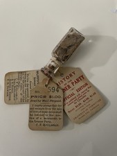 1893 DONNER PARTY PIONEER MONUMENT SOUVENIER BOTTLE #594 RARE 133 YEARS OLD picture