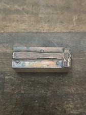 PB3- Antique STANLEY SWEETHEART Ball pein hammer Wood Printing Block Advertising picture