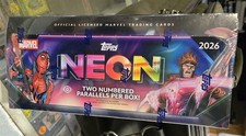 2026 Topps Neon Marvel Hobby Box Factory Sealed Fasc  picture