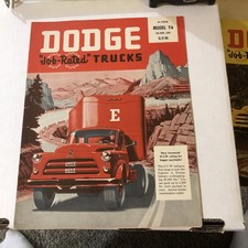Original 1954 Dodge Y6 4 Ton Truck Sales Brochure 54 picture