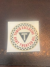 1960's Torco Heat Treated Oil Racing Performance Fuel Hot Rod Decal Vintage picture