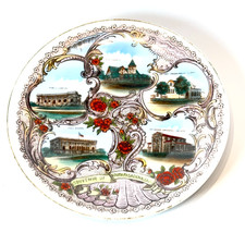 SOUTH PASADENA CA CALIFORNIA Antique Souvenir China Dish Plate picture