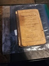 ✨️Temperance Hymn Book 1874 J.N. Stearns Rare Civil War Era Hymn Book💥 Antique picture