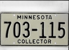 MINNESOTA license plate 