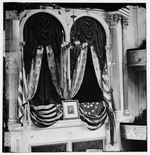 Washington DC Ford's Theater Lincoln's Box 1865 Assassination Memorial picture