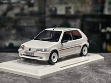 Norev 1:18 Peugeot 106 Rallye 1993 White Alloy Diecast Car Model Collectible picture