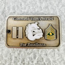 Bravo Battery 1st BN 27th FA Challenge Coin Command Team Military Award BullDogs picture
