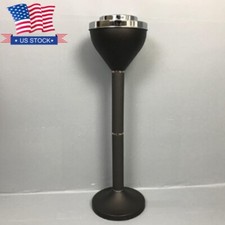 Commercial Standing Ashtray Outdoor Cigarette Butt Receptacle Disposal Ash Tray picture