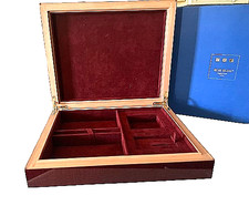 ELIE BLEU Ebony  Desktop box Lining in Velvet Goat Made in France picture