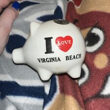Piggy Bank Nanco , I Love Virginia Beach Souvenir Gift picture