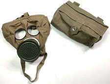 WWI GERMAN INFANTRY M1915 GASK MASK Gummimaske & CARRY BAG picture