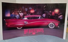 Vintage 1992 Hot August Nights Reno Poster Jim Farcello 1958 Buick Art Print picture
