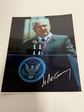 Mikhail Gorbachev AUTOGRAPHED 8 x 10 Photo W/COA Soviet Leader Ended Cold War picture